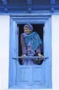 Woman in a window