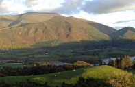 Skiddaw and Ullock Pike seen from Sale Fell