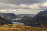 Looking over Buttermere and Crummock Water ...