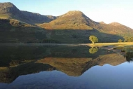 Red Pike and Burtness Combe reflected in Crummock Water
